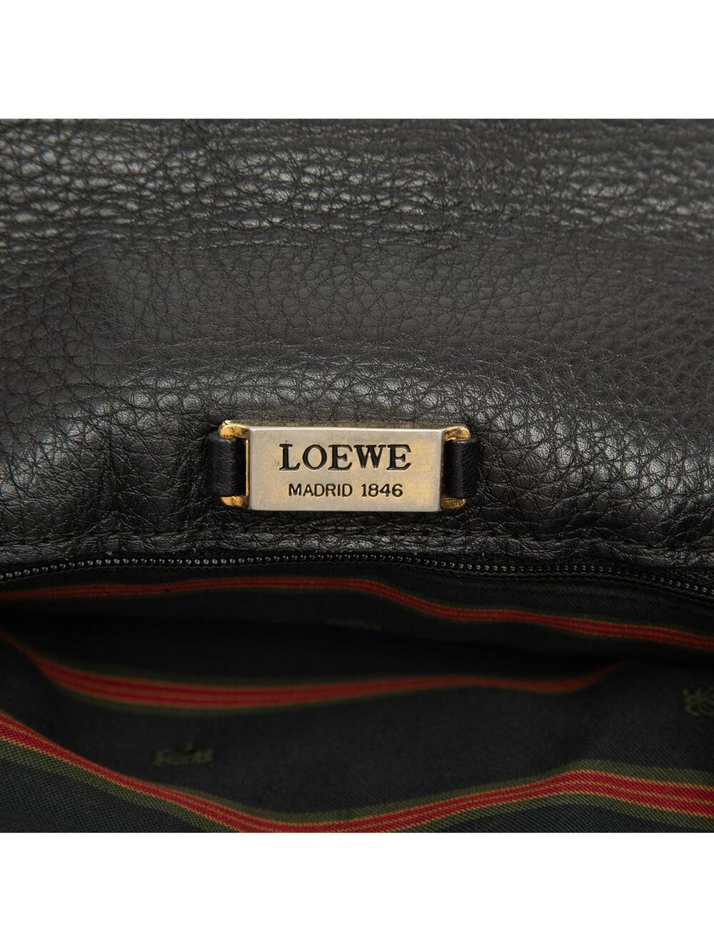Loewe Leather Anagram Flap Crossbody #323064L47B - Picture 5 of 7